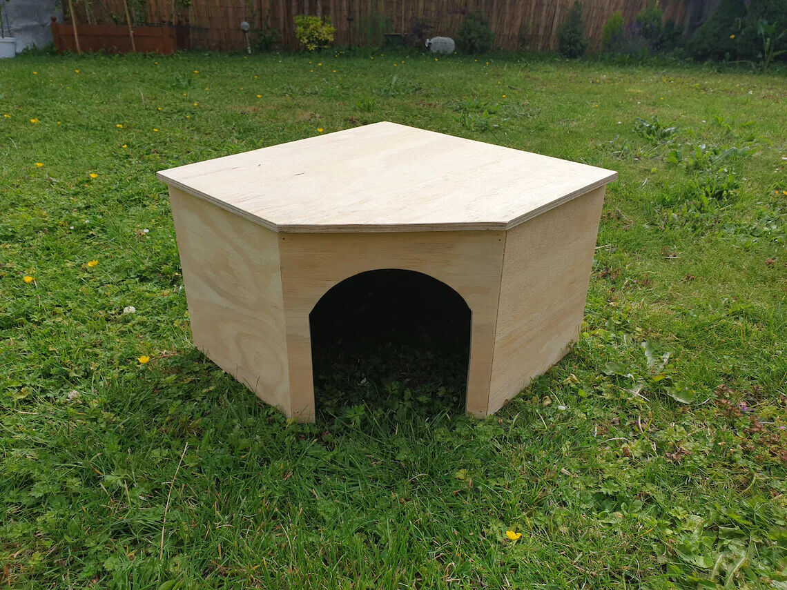 Extra Large Corner House Shelter Special Great interest price for a limited time For Rabbits Guinea Playhou Pigs