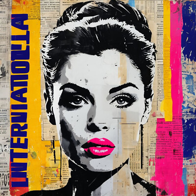 Fine Art Giclée Druck ''The Lady'', limitiert, mit Zertfikat