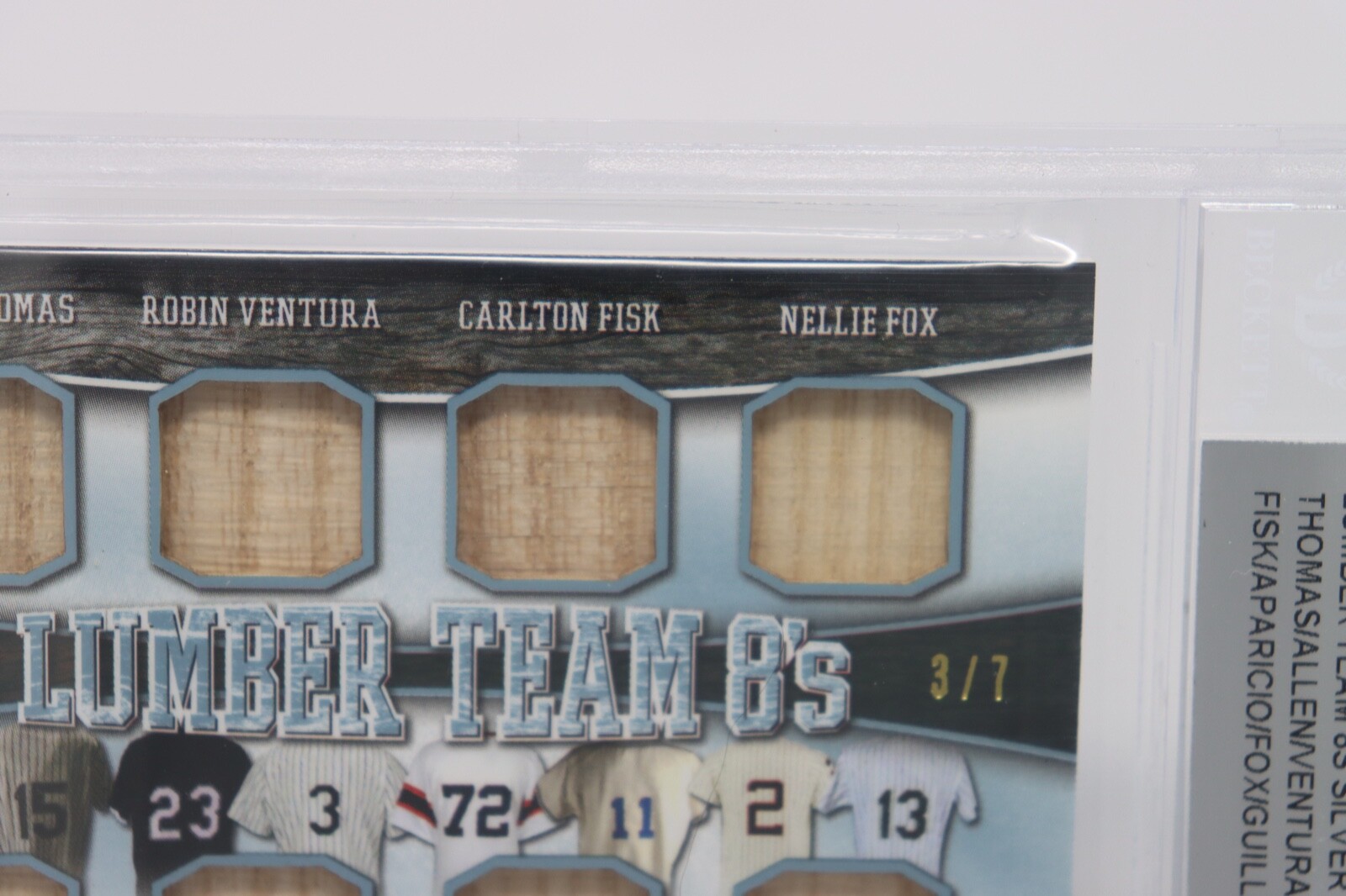 2022 LEAF Lumber Team 8's Silver Bat Card 1/7 Frank Thomas Ventura