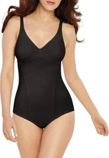0-005 Women's BALI DF1009 Comfort Body Shaper Built-in Minimizer Black