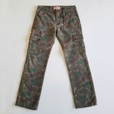 Levi  s 511 Slim Cargo Pants Boys 14 Regular 27X27 Brown Leaf Camo Camouflage