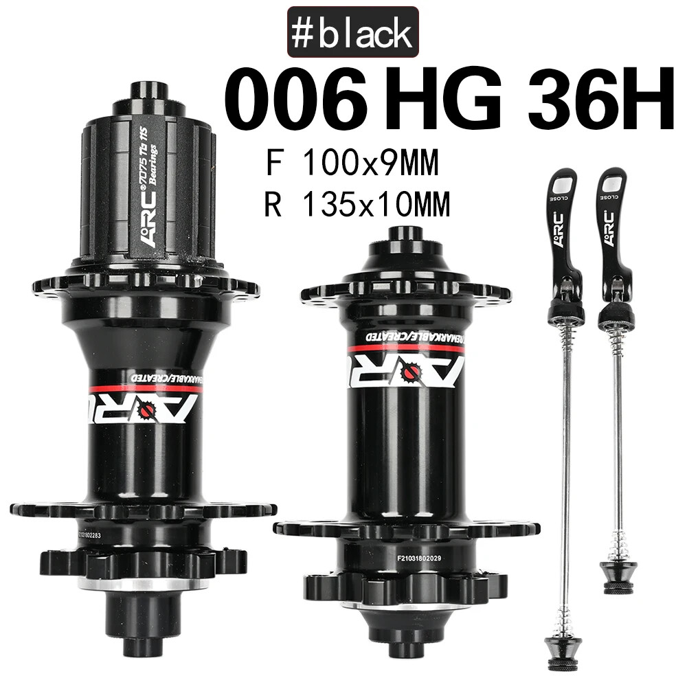QR or Thru Axle Mountain Bike Hubs HG Freehub 4 Pawls 3 Teeth 48 Clicks 36 Hole