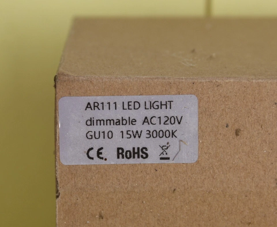 Ar111 15W Gu10 Base Spot Lighting Dimmable Led Spotlight Bulb Day Light 3000 - Image 3 of 4