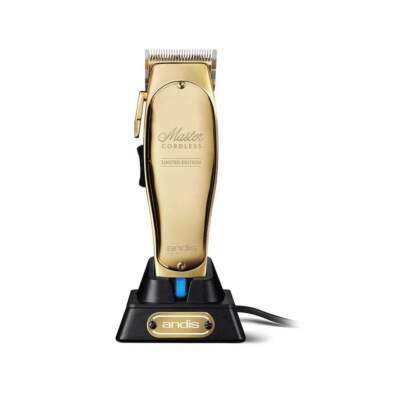 ANDIS CURLESS MASTER LIMITED EDITION GOLD WITH PREMIUM GUARDS UK PLUG 12545