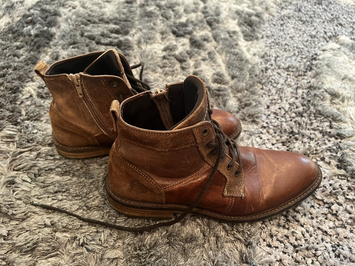 Bull Boxer Mens Leather Boots size 10 (EU 43) Brown Cap-toe Boots Bullboxer Brown Boots for Men for Sale | Shop New & Used  main image 3
