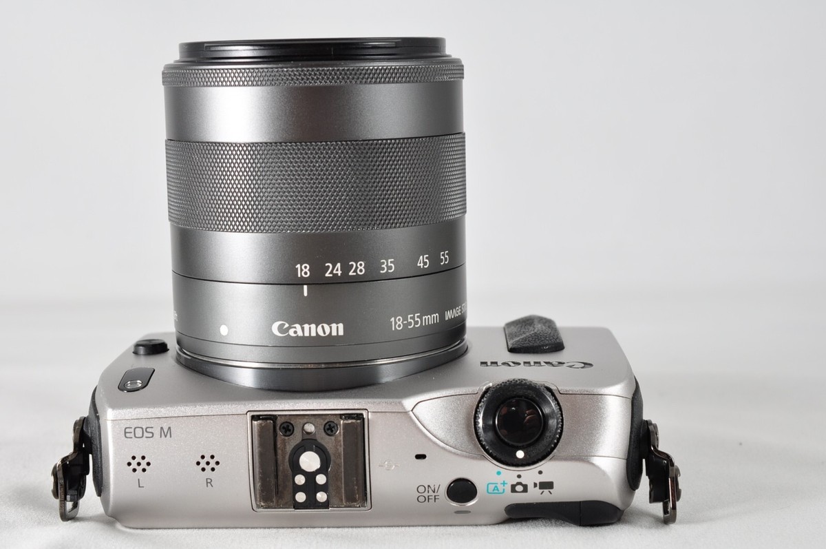 Canon EOS M 18.0MP Digital Camera with EF-M 18-55mm Lens From
