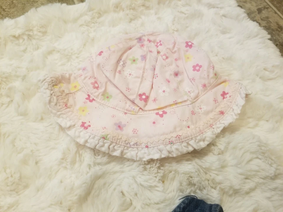 Koala bebé 5 piezas atar floral vestido conjunto 0-3M con sombrero, babero y zapatos - Niñas  Foto 4 de 4