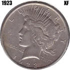 1923 Peace Silver $1 in XF