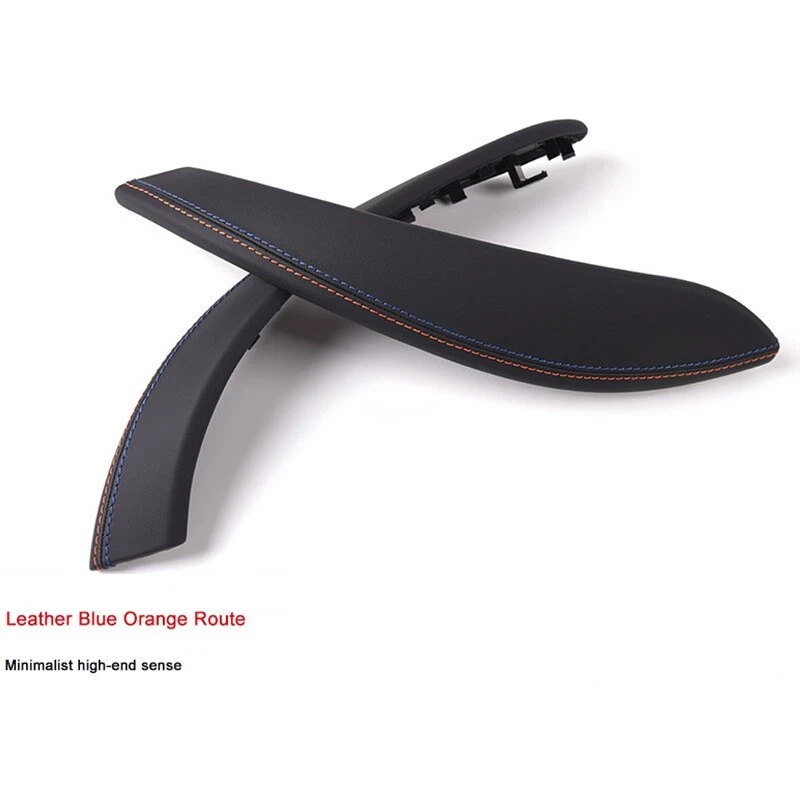 Cubierta exterior de manija de puerta interior Alcantara para BMW F30 F31 F32 F34 F36 Foto 2 de 4