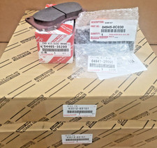 LEXUS OEM FACTORY FRONT BRAKES/ SHIMS/ FITTINGS AND ROTORS SET 2003-2009 GX470