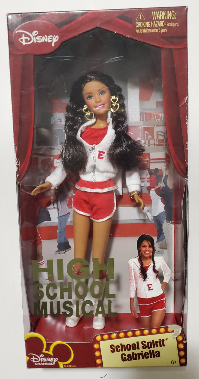 Disney High School Musical School Spirit Gabriella Doll 2008 Mattel #M9012