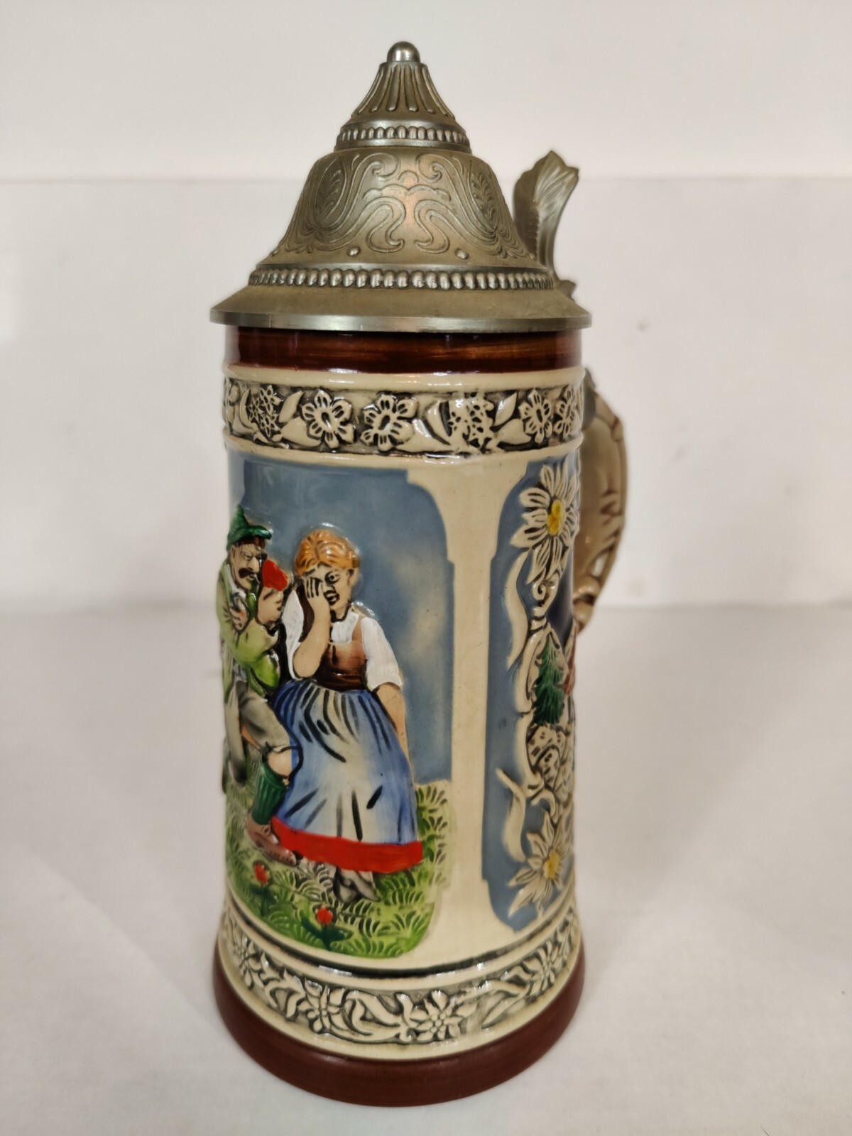 Handarbeit Beer Stein Gerz West Germany eBay