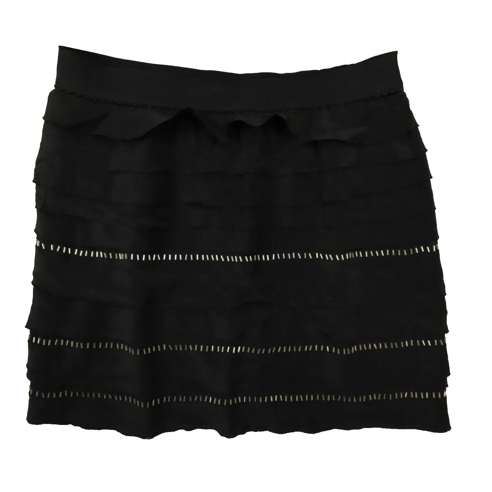 BCBGMAXAZRIA Solid Skirts Silk