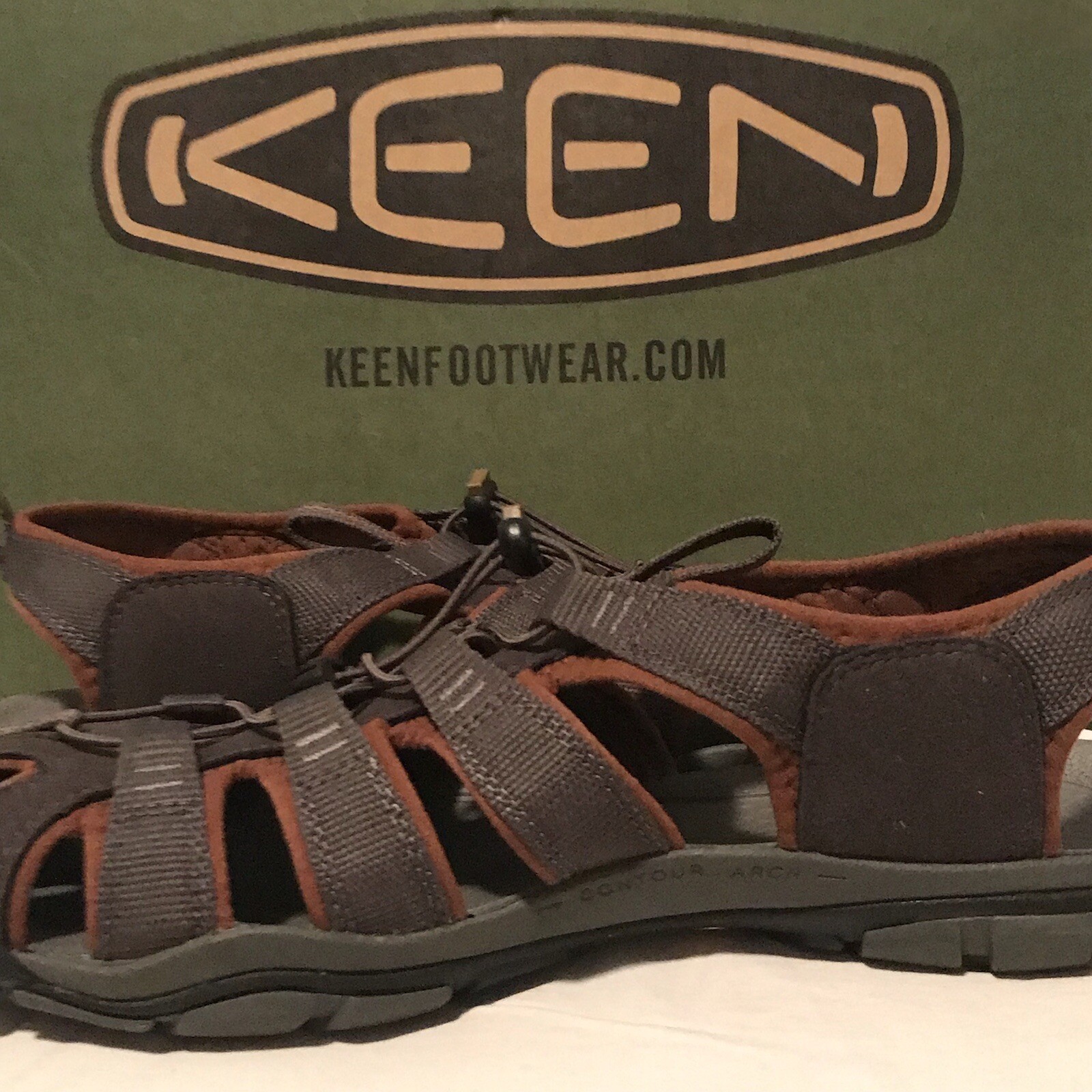 NEW KEEN Sandali CNX Uomo Taglia 10 5 M Clearwater Impermeabili Lavabili 1014456