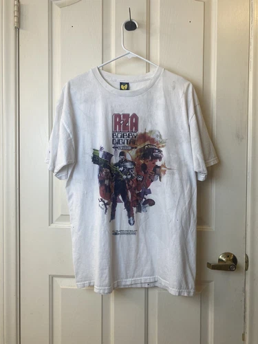 RZA Bobby Digital Promo Shirt L Rap Wu Tang Clan Og Limi Vintage vintage concert t-shirt, vintage, single stitch, B+ condition