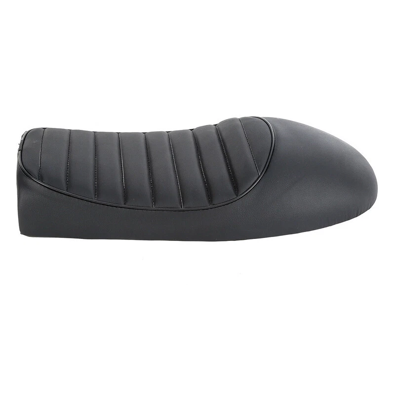 Para Moto Guzzi Suzuki Kawasaki Negro Motocicleta Joroba Café Corredor Asiento Personalizado EE. UU. Foto 3 de 4