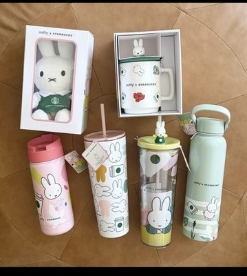 ENTIRE Starbucks x Miffy US Collab Set - IN HAND FAST SHIP SET OF 6 