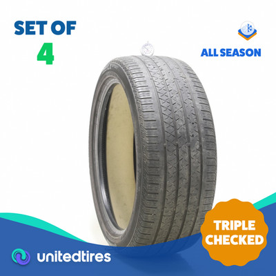 Set of (4) Used 265/40R21 Continental CrossContact LX Sport ContiSilent (16XD1)