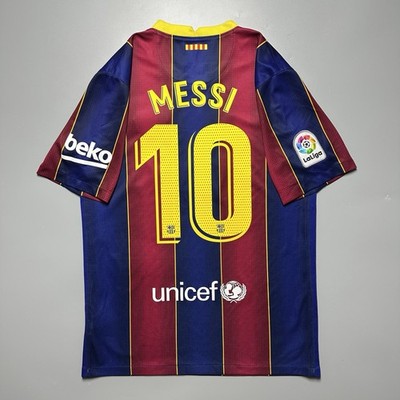 BARCELONA NIKE 2020/2021 FOOTBALL HOME JERSEY #10 MESSI SIZE “M