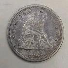 1876-S Seated Liberty Quarter 25C - San Francisco Mint