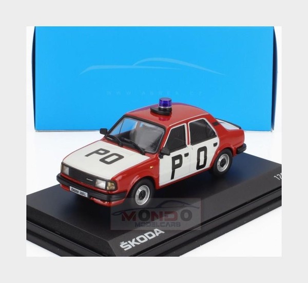 1:43 Abrex Skoda 120L Po Fire Engine 1984 Red White 143ABSX-712XL1 Modellbau-image