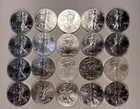 2011 Silver Eagle Roll of 20 BU Coins Original Mint Tube 20oz .999 Fine Silver