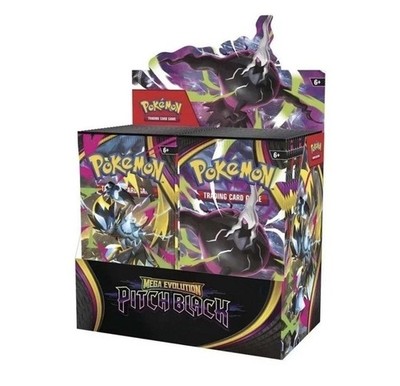 Pokemon Mega Evolution Pitch Black Booster Box Factory Sealed