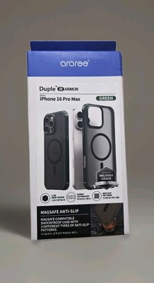IPhone 16 Pro Max Araree Green Phone Case