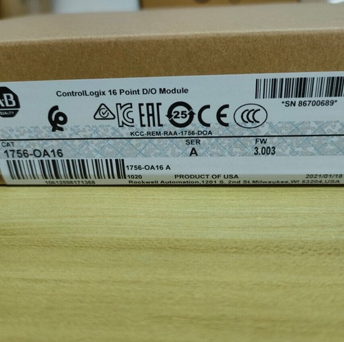 New Factory Sealed AB 1756-OA16 /A ControlLogix 16 Point D/O Module 1756OA16 - Picture 2 of 6
