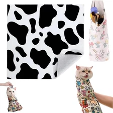 Cat Grooming Wrap for Nail Clipping | 21.5 in Cat Restraint Swaddle Wrapttttt...