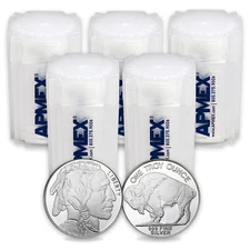 Lot of 100 - 1 oz Buffalo Silver Round .999 Fine