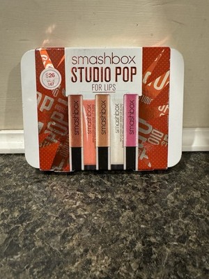 Smashbox Lip Gloss Set Studio Pop 5pc Discontinued Collectible Limited Edition