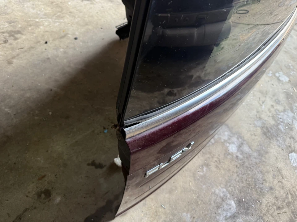 2009 Ford Flex rear back glass trunk lift gate hatch without cladding shell OEM Foto 3 de 4