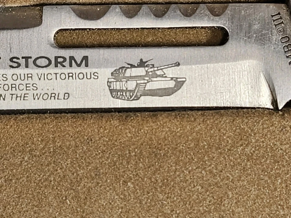 Rare Knife Operation Desert Storm Rambo III Pin Collectible Set  - Image 4 of 4