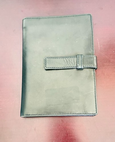 FINO Leatherware Black Bifold Genuine Leather Wallet Passport Size