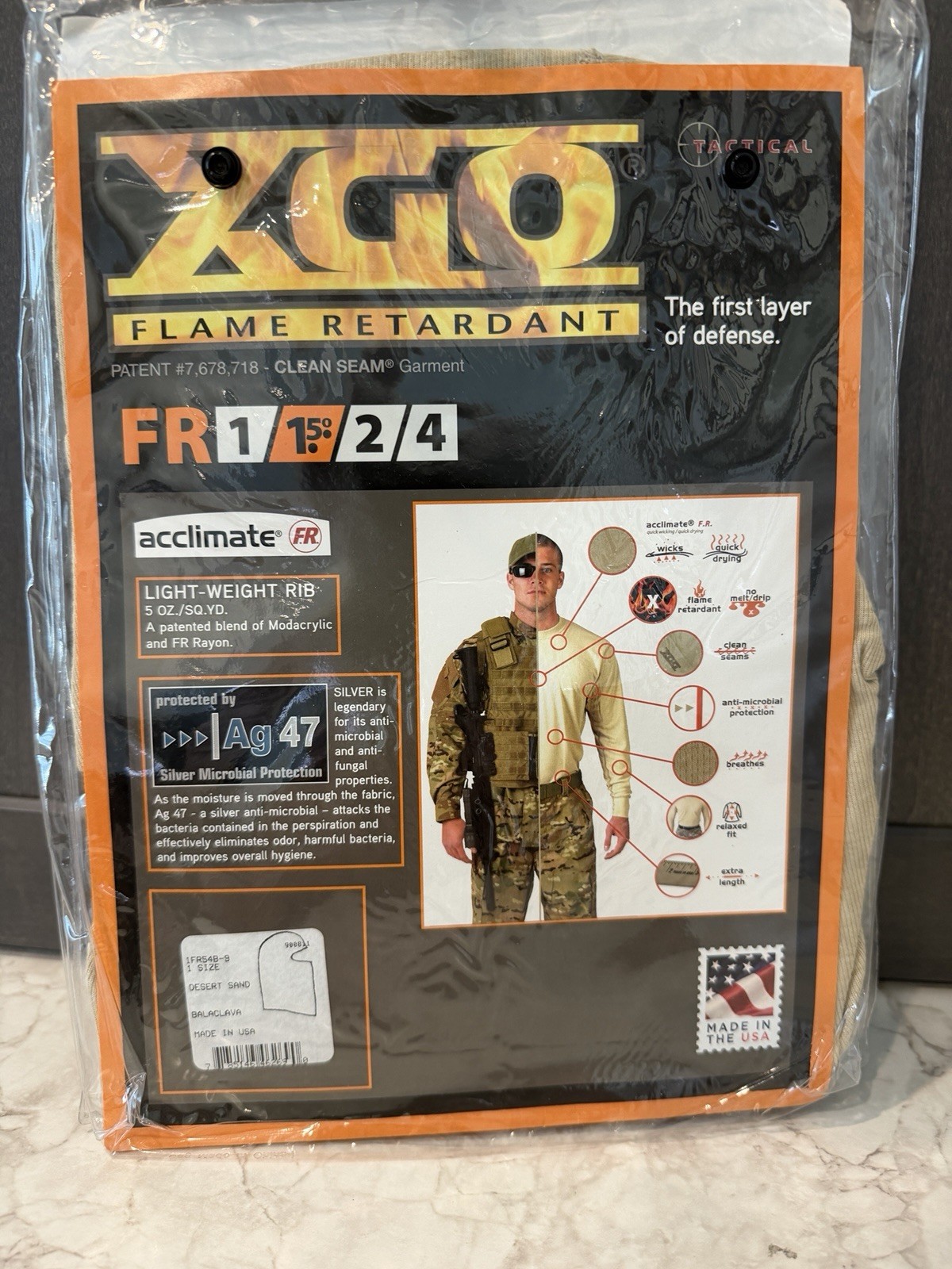 XGO FLAME RETARDANT FR 1.5 BALACLAVA DESERT SAND