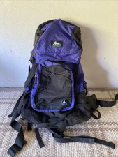Vintage Gregory Internal Framed BackPack Purple Size Medium Hiking Trail Belt