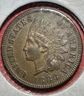 1883 US Indian Head Cent! XF! SHARP! Old US Coin!