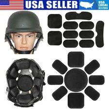 19Pcs Helmet Protective Pads Accessories for Fast Mich ACH USMC PASGT Helmet US