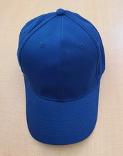 ** LOTE AL POR MAYOR** DE 53 GORRAS DE BÉISBOL SÓLIDAS EN BLANCO DE CALIDAD GORRAS AZUL REAL