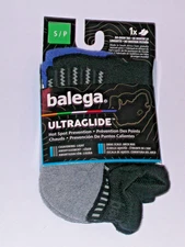 Balega UltraGlide Low Cushion Unisex No Show Socks  Women's Size Small NWT Black