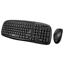 Adesso WKB-1330CB 2.4 GHz Wireless Desktop Keyboard and Mouse Combo