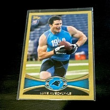 Luke Kuechly Rookie 2012 Topps GOLD serial #0842/2012 #433 RC Hall of Fame HOF