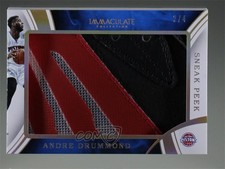 2015-16 Panini Immaculate Sneak Peek 2/4 Andre Drummond #8 0b0