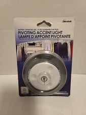 Westek Pivoting Accent Light, Battery Operated LED, 55 Lumens. New.
