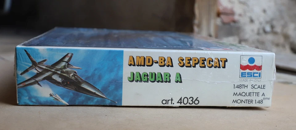 ESCI AMD-BA Sepecat Jaguar A, scala 1:48, kit 4036 del 1980 - Immagine 2 di 2