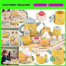 Princess Tea Set for Girls - Birthday Gift for 3-5 Year Olds, Party Fun