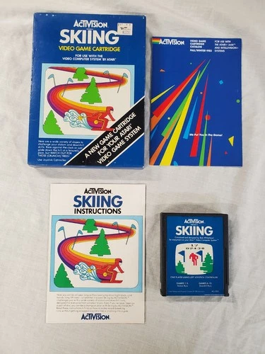 Skiing by Activision (Atari 2600, 1980) Complete In Box CIB (D033)