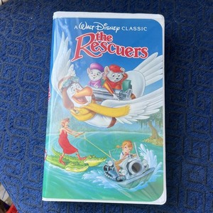 Disney The Rescuers VHS 1992 Brand New *Banned Scene* Black Diamond 1399