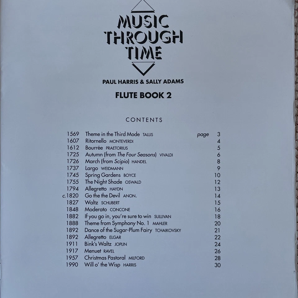 3 Flute Music Books For Young Players Grades 2-3 Music Through Time Easy Jazzy 1 - Image 4 of 4
